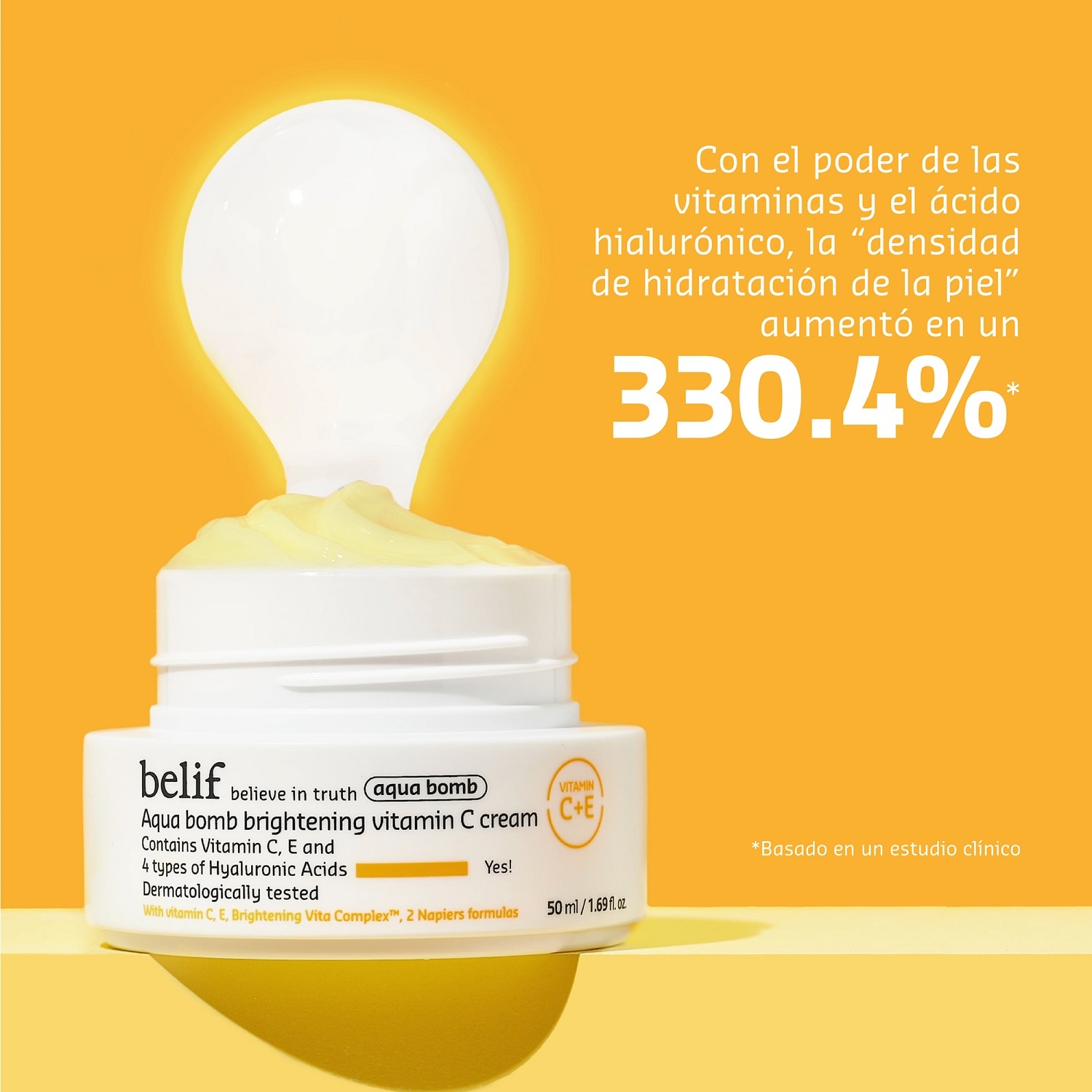 AQUA BOMB BRIGHTENING VITAMIN C CREAM (CREMA ILUMINADORA CON VITAMINA C Y ÁCIDO HIALURÓNICO)